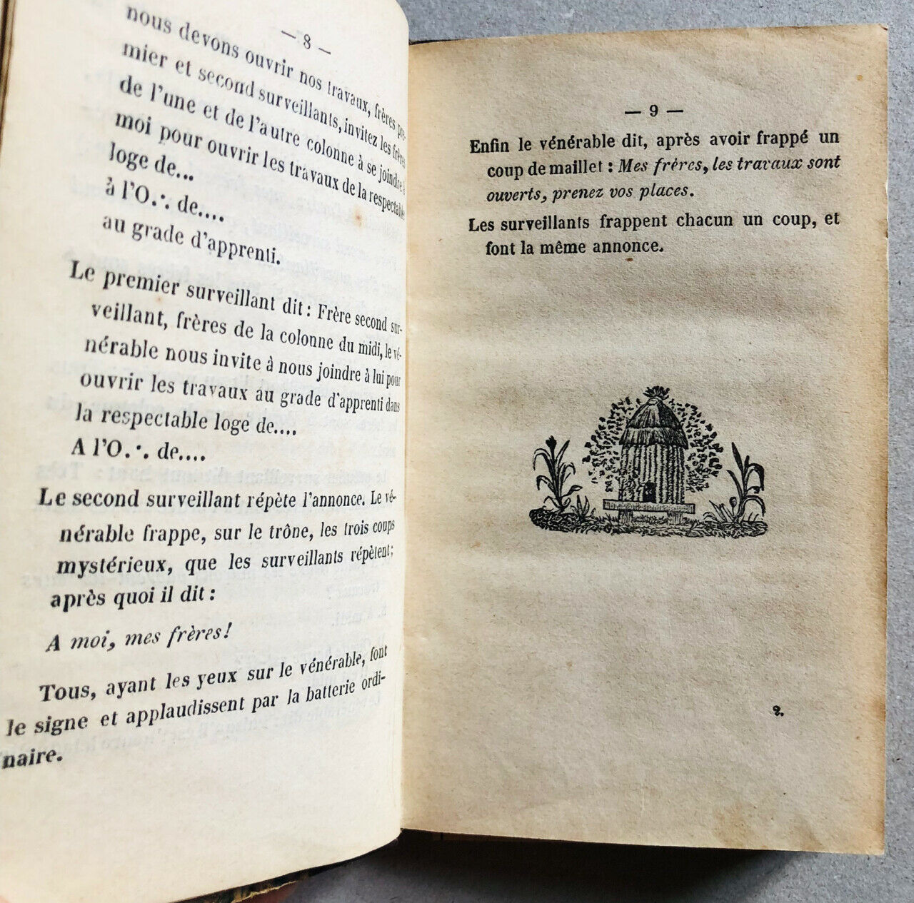 Nécessaire maçonnique — Teissier et Schmidt — 1852.