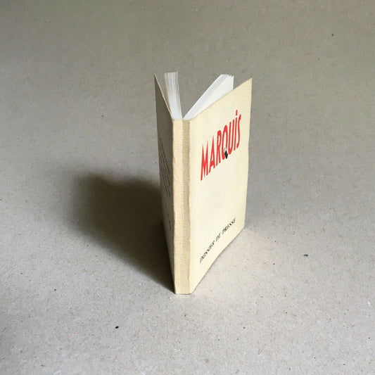 [Sade] Roland Topor Henri Xhonneux — Marquis — Booklet press kit — 1988