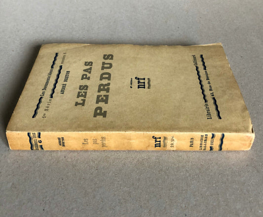 André Breton — Les Pas Perdus — É.O. with edition statement — Gallimard — 1924.