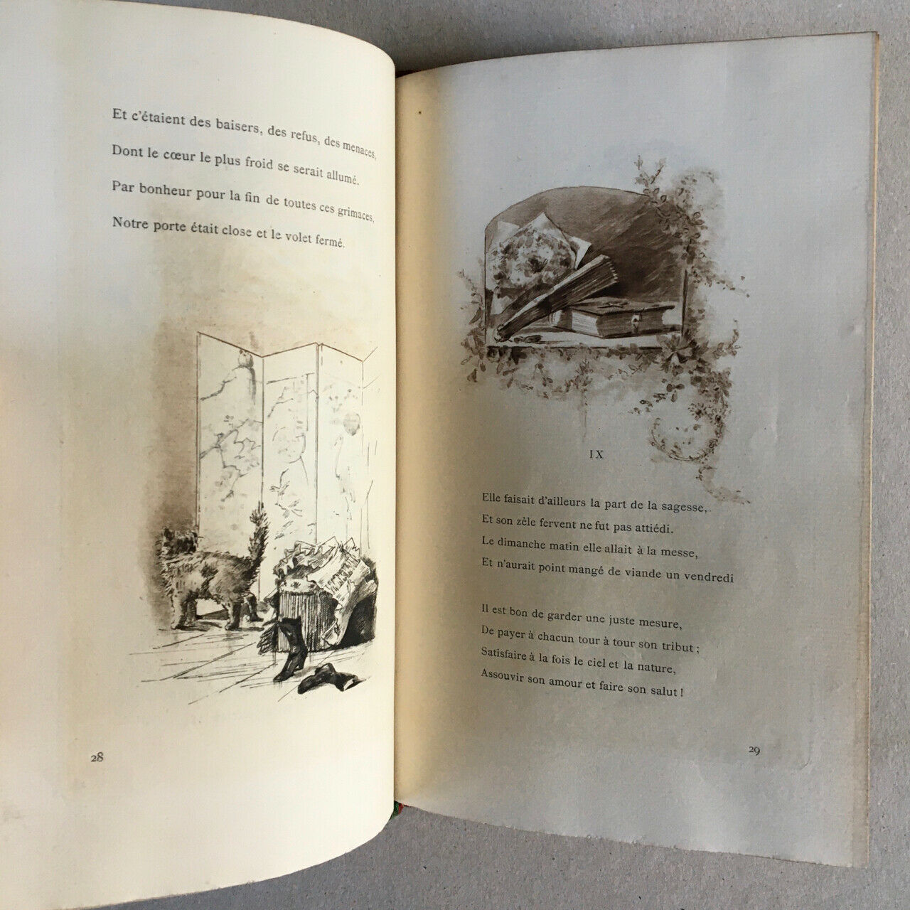 Aurélien Scholl — Denise — illustrations par Grivaz — Rouveyre & Blond — 1884.