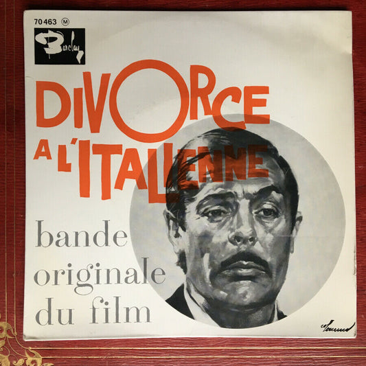Divorce à l'italienne — Mastroianni — Rare Bof Ep Soundtrack — Barclay 70 463 — 1962.