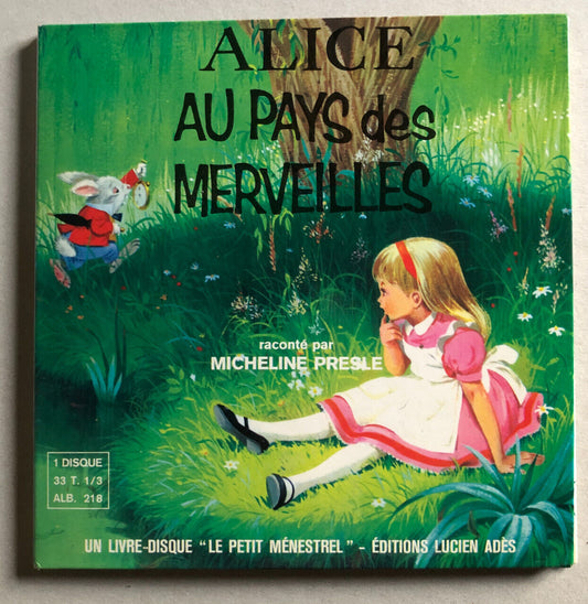 Lewis Carroll — Alice au pays des merveilles — Micheline Presle — Adès — ALB 218