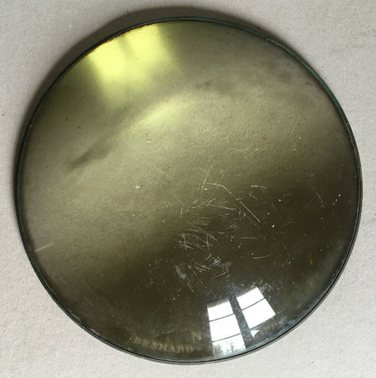 Besnard autoclips headlight lens circled with copper — Ø 22 cm. — circa 1910.