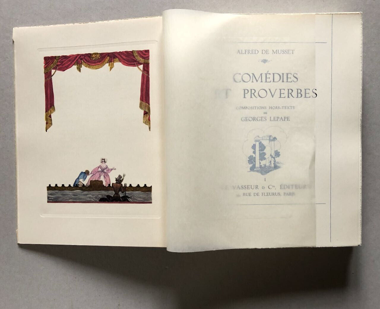 Alfred de Musset — Oeuvres complètes — 10 vol. — illustrations de Lepape — 1937.
