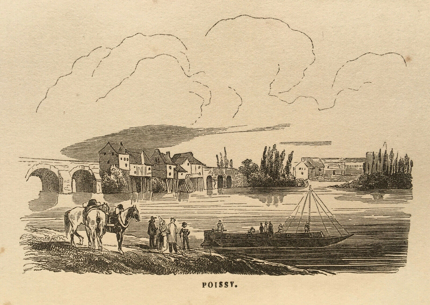 Charles Nodier — La Seine — é.o. — 4 cartes + 46 pl. h.t. — Au Bureau — 1836.