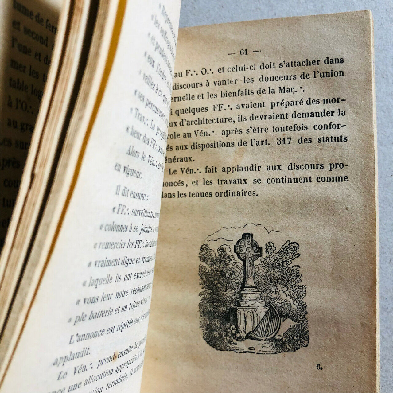 Nécessaire maçonnique — Teissier et Schmidt — 1852.