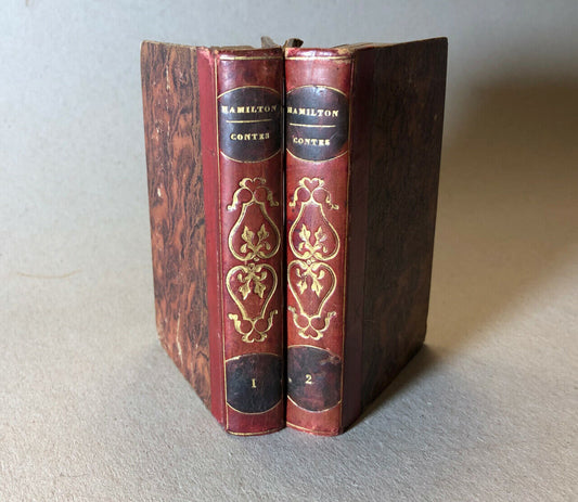 [Antoine, Anthony] Hamilton — Contes — 2 petits volumes — Dauthereau — 1828.