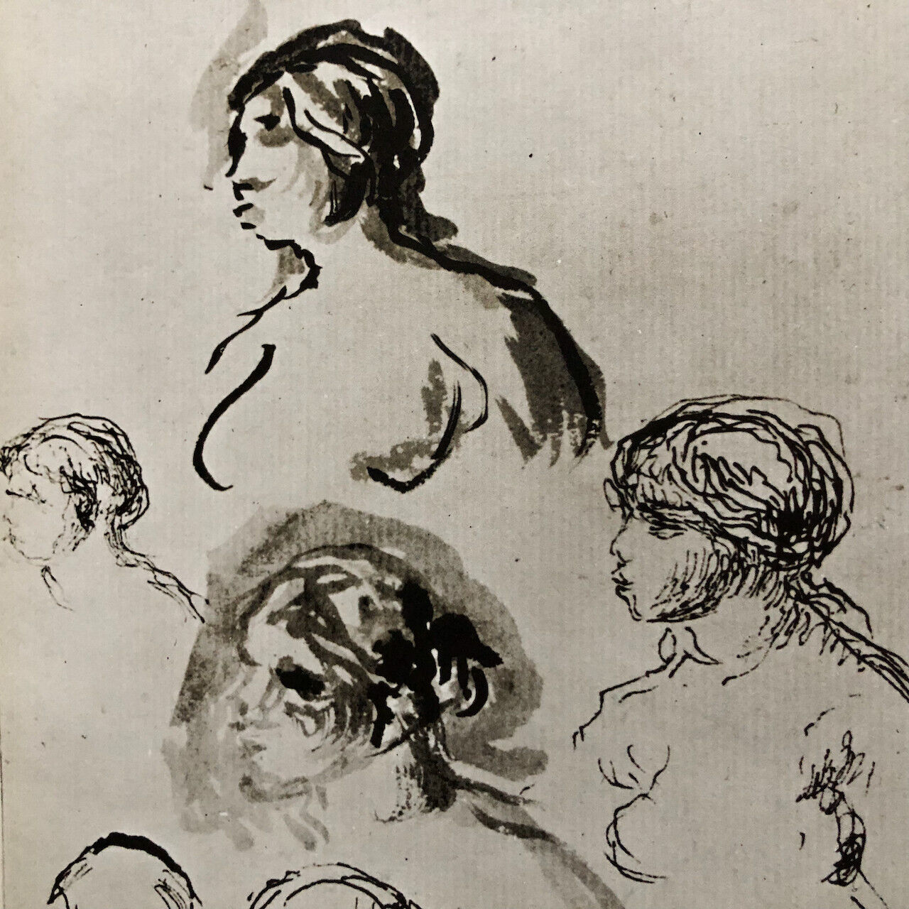 Paul Renoir — 125 dessins inédits de Pierre Auguste Renoir — é.o. signée — 1971.