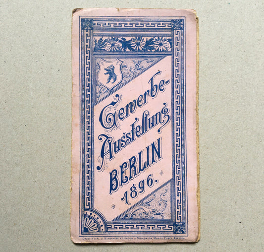 Gewerbeausstellung Berlin[Industrial exhibition] — lithograph — M Zobel 1896
