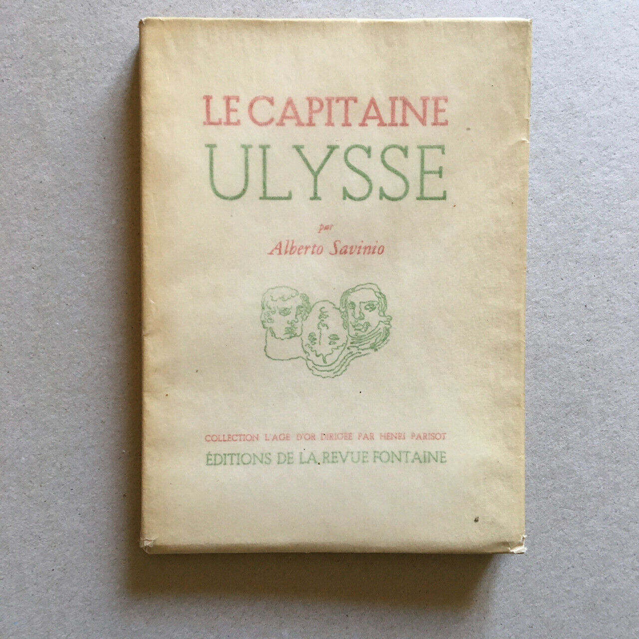 Alberto Savinio — Captain Ulysses — e.o. n° / vellum — Revue Fontaine — 1946.