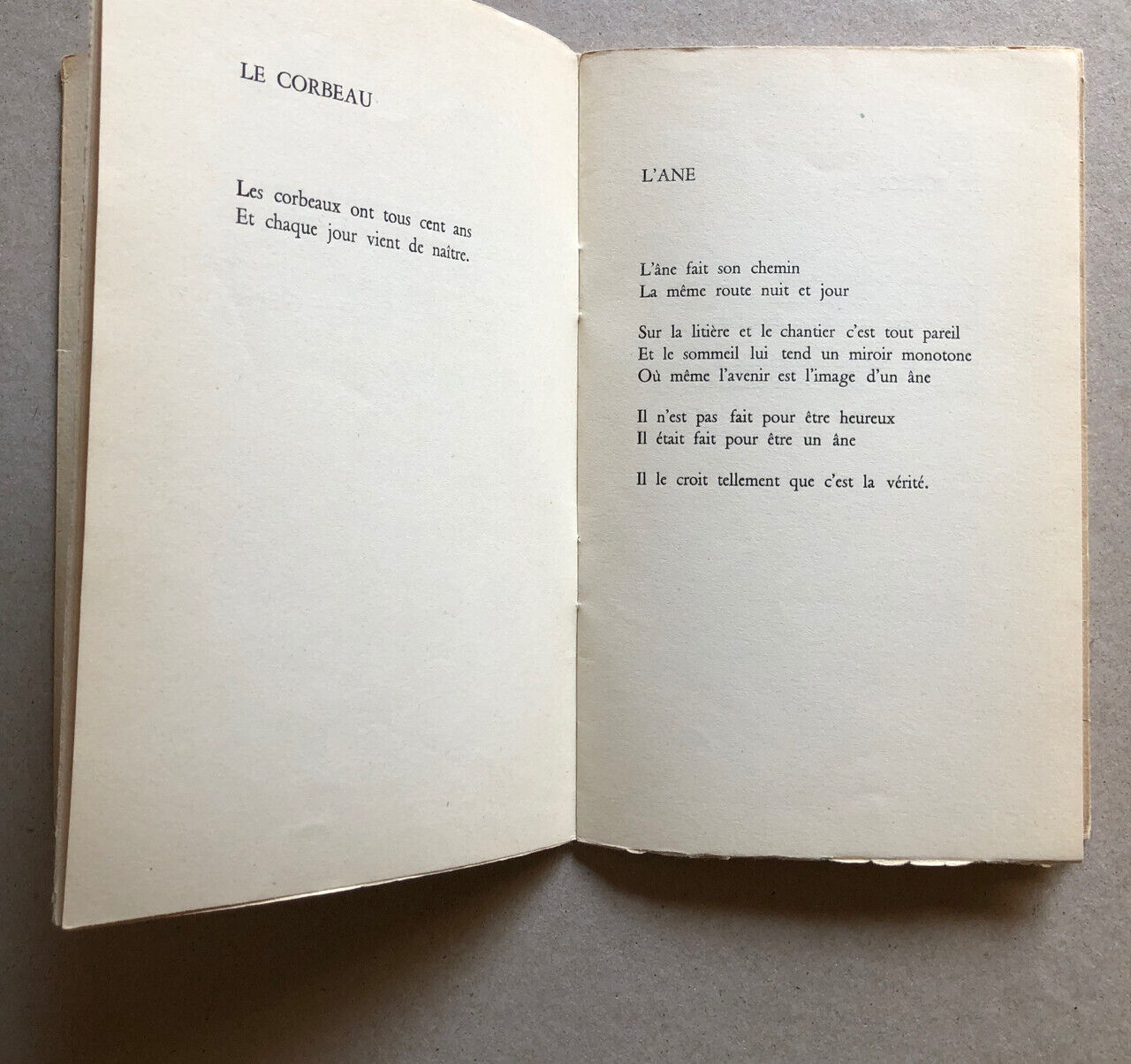 Jean Marcenac — Je me sers d'animaux… — éo — n°/900 — envoi — réclame — 1949.