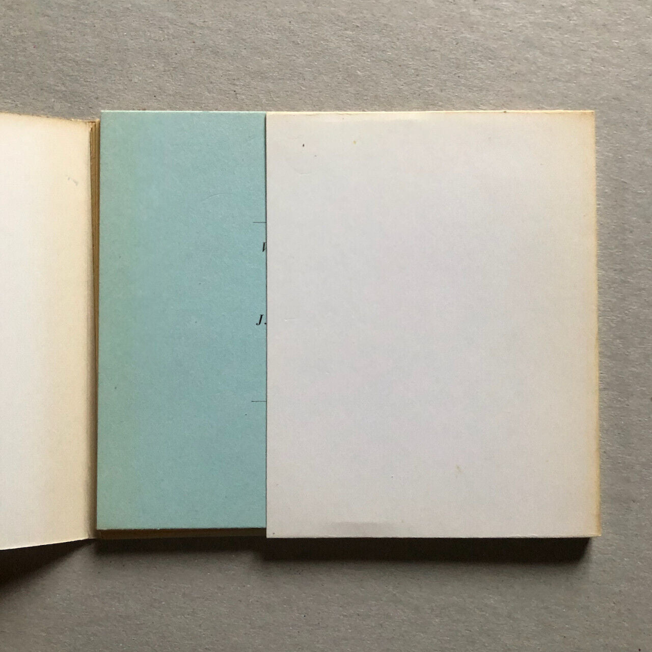 Dits II — recueil de 16 aphorismes sur cartes bristol — é.o. n°/875 — GLM — 1961
