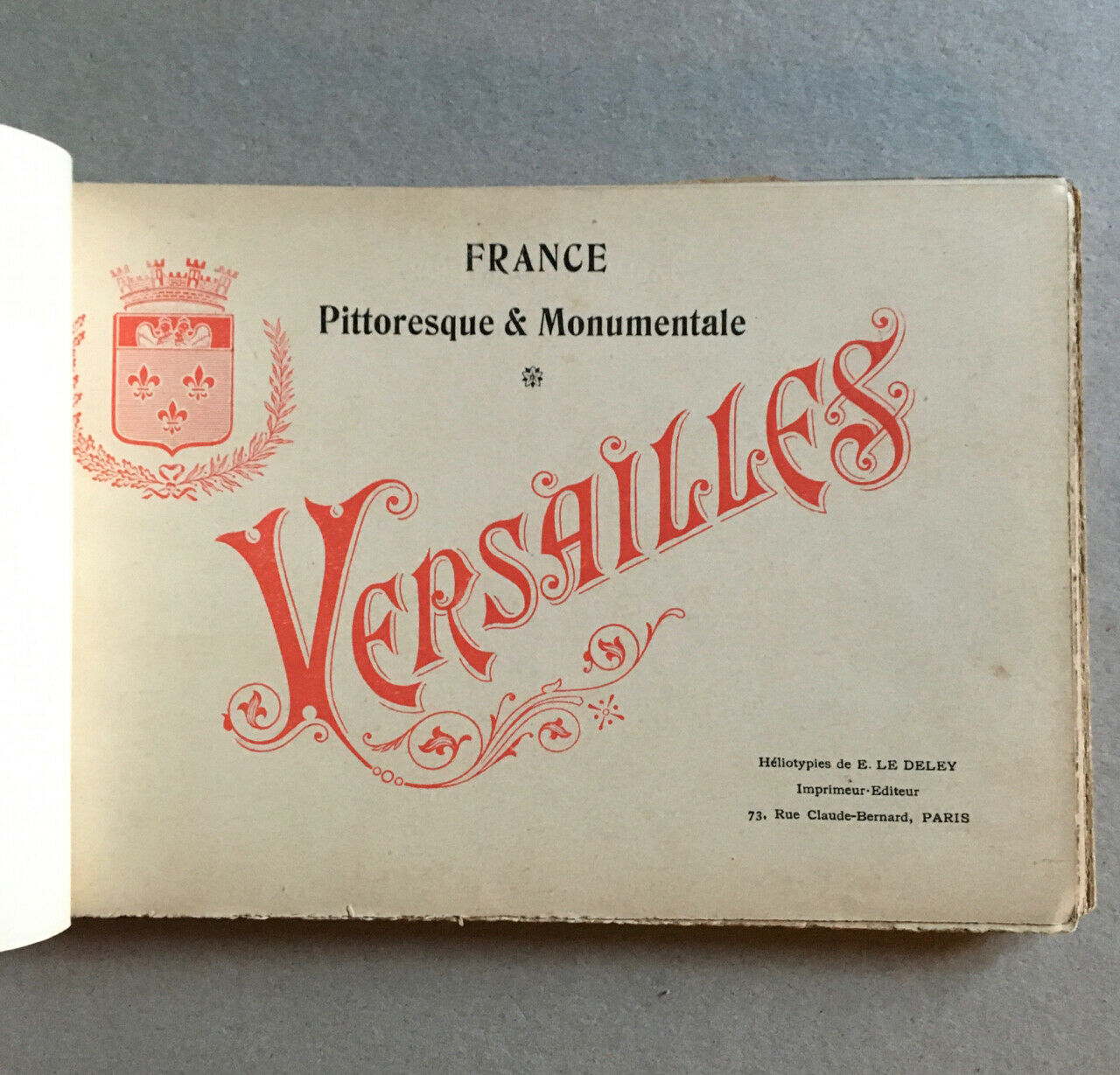 Versailles — Picturesque &amp; monumental France — 32 heliotypes — Le Deley c.1895