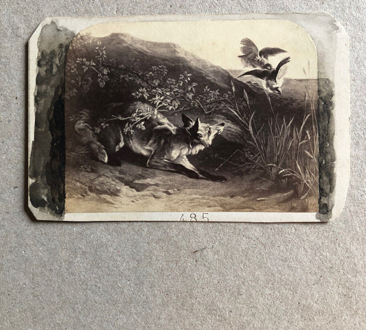 La Convoitise — Tableau photographié — CDV carte de visite — Goupil — c. 1865.