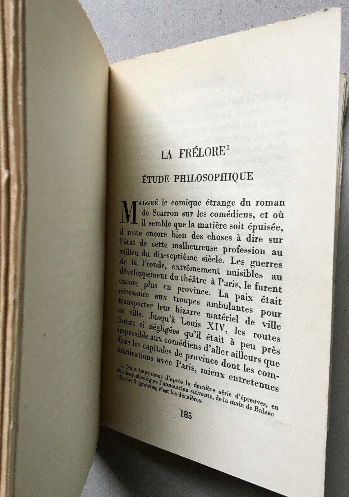 Honoré de Balzac — La femme auteur — É.O. — S.P. — Cahiers verts — Grasset 1950.