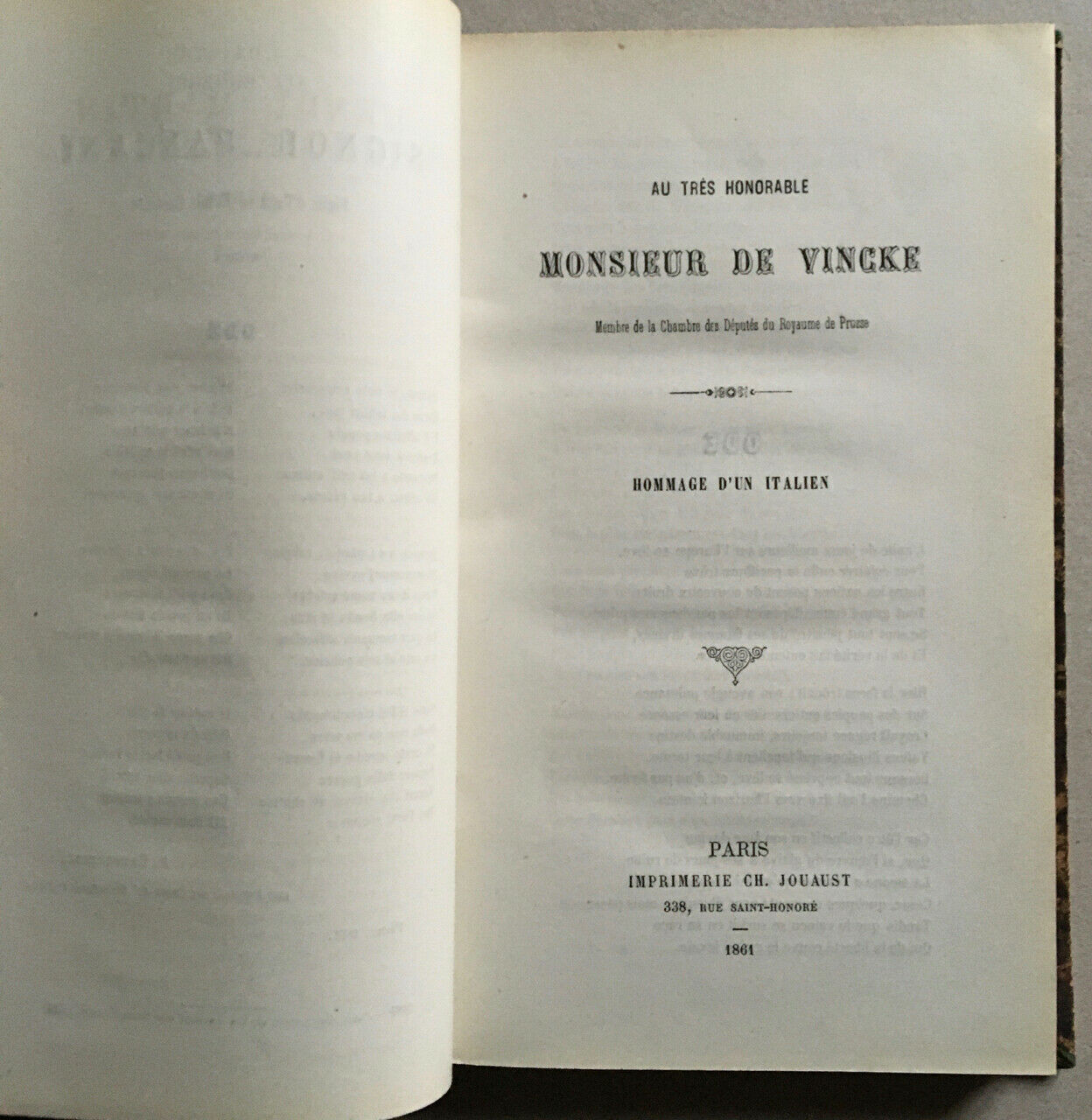 F. Campadelli — Hours of exile - Fugitive poems — Masonic binding — [1863].
