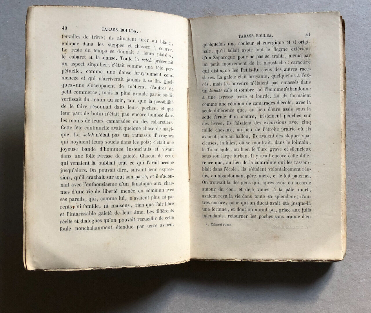 Nicolas Gogol — Tarass Boulba — trad. Viardot — chemins de fer-Hachette — 1853.