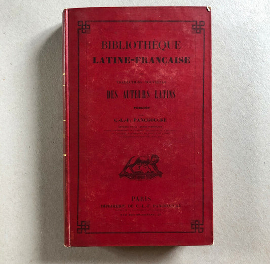 Sénèque — Oeuvres complètes — édition bilingue — 8 volumes — Panckoucke — 1832.