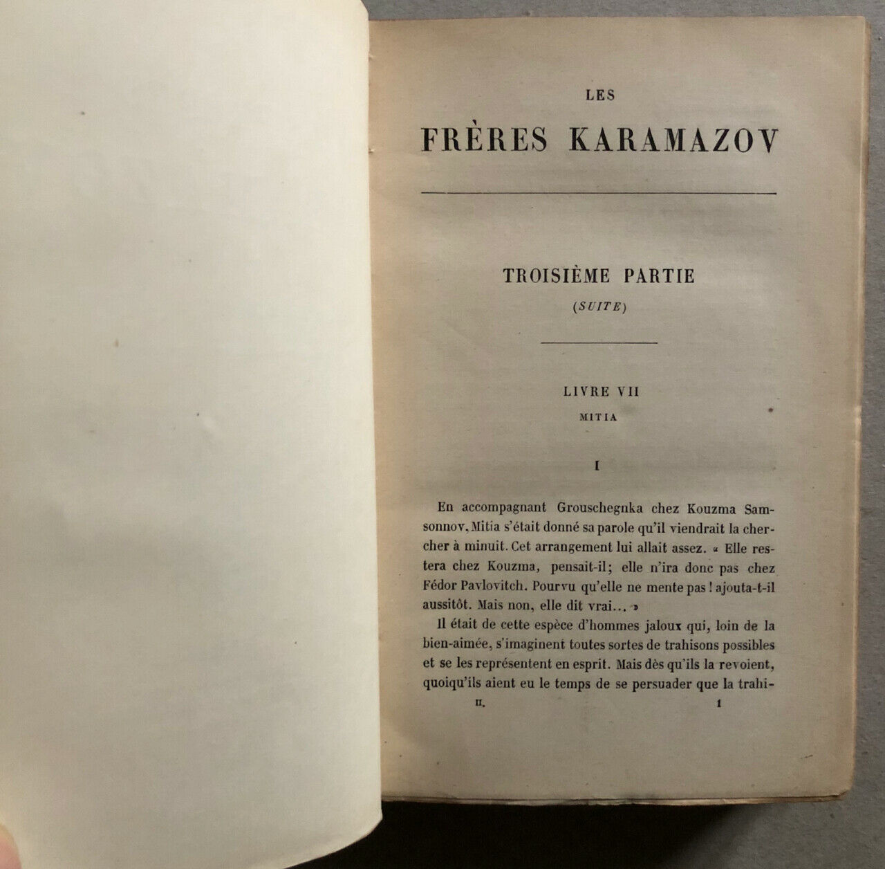 Fyodor Dostoyevsky — The Brothers Karamazov — 1st ed. from the translation — Plon — [1888]