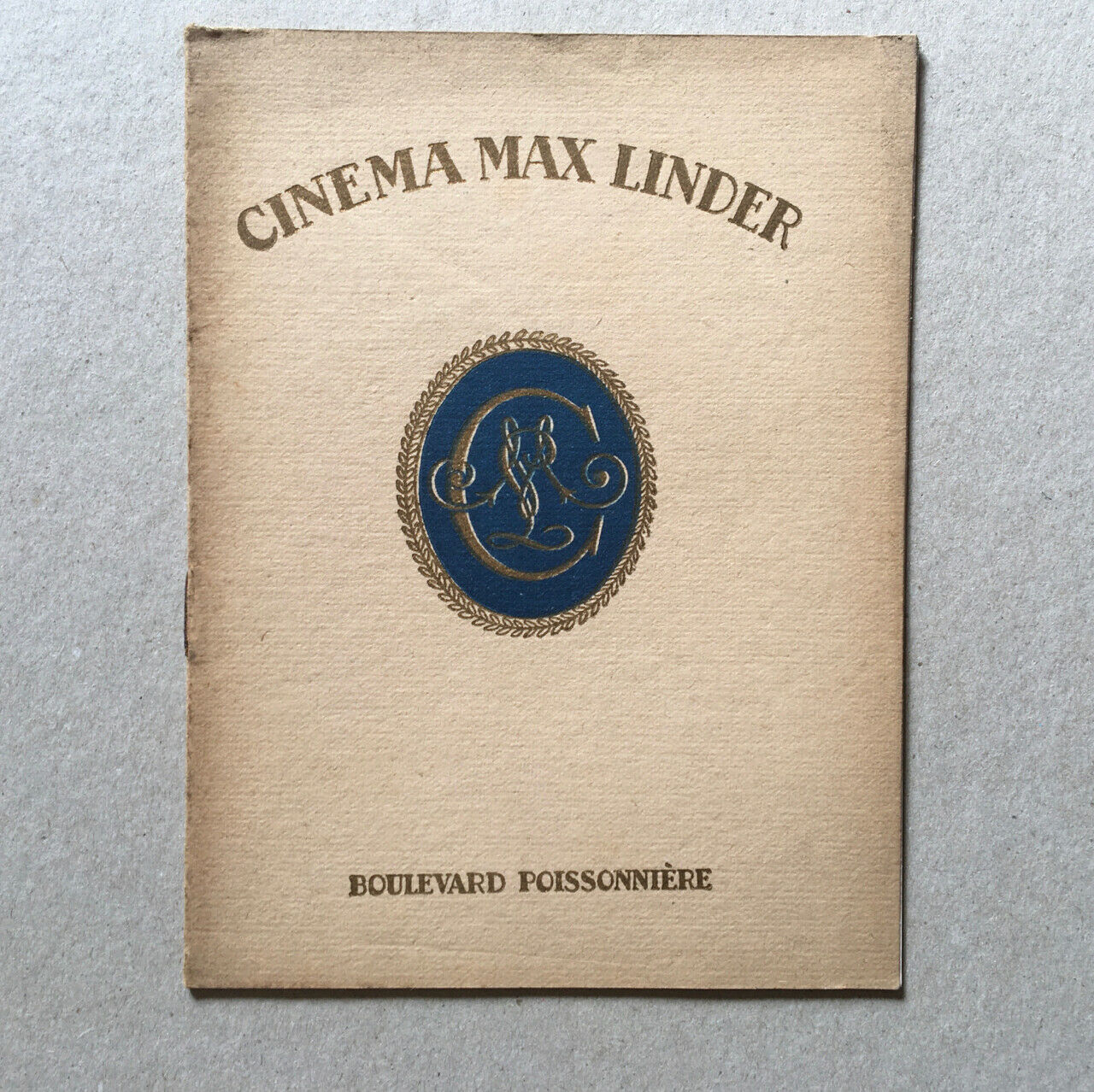 Fritz Lang — The Spies — original movie release program Max Linder — 1929.