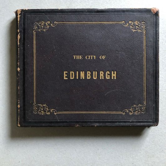 J. Ramage — The City of Edinburgh — Album de 10 lithographies couleur — c. 1850.