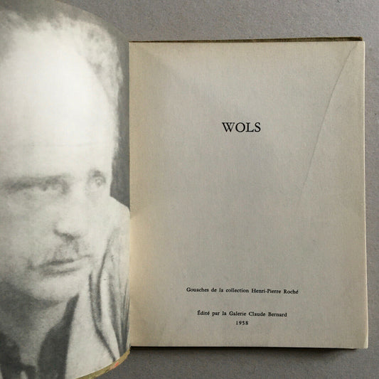 Wols — Exhibition catalog at the Claude Bernard gallery — ex. No. 142 — 1958.