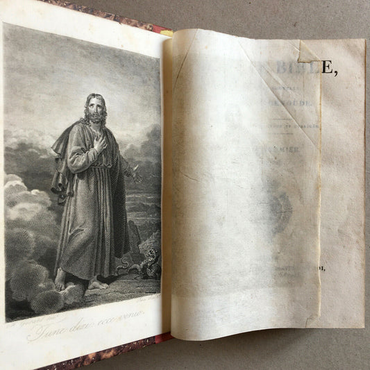 De Genoude (trad.) — Sainte Bible — reliure romantique (Adrien L'Anglois) — 1828