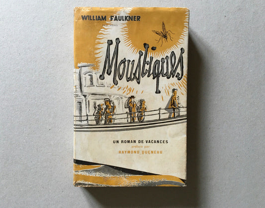 W. Faulkner — Moustiques — 1ère édition française — jaquette — Minuit  — 1948.