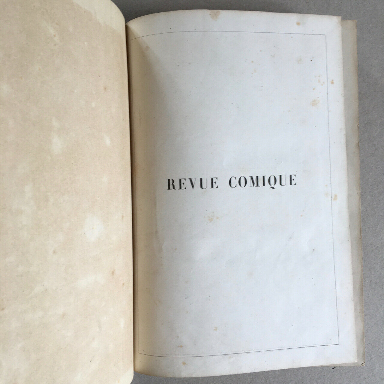 Vertot, Nerval, La Bédollière… — La Revue comique — ill. Bertall, Nadar… — 1848