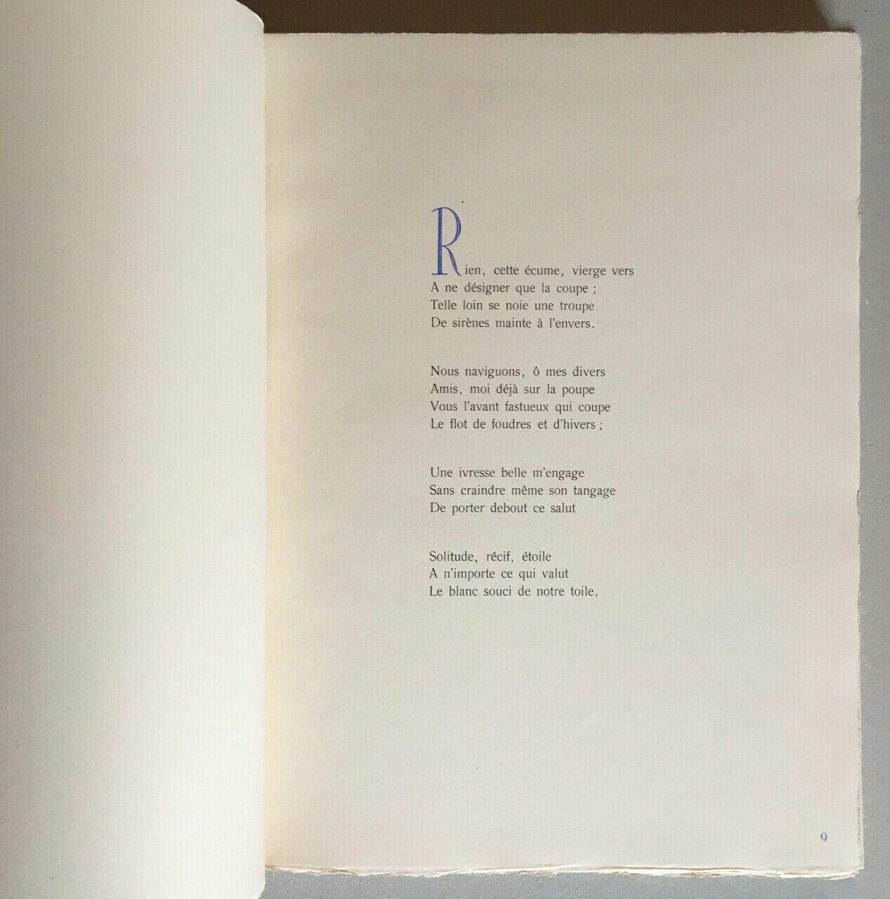 Stéphane Mallarmé — Poesies — ex. No. 28/88 — The Typographic Company — 1938.