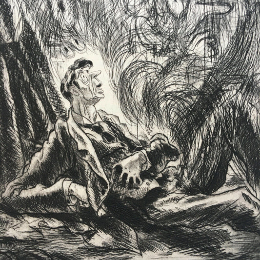 Stevenson — Dr. Jekyll & Mr. Hyde — eaux-fortes / Jean Traynier — Chabassol 1947