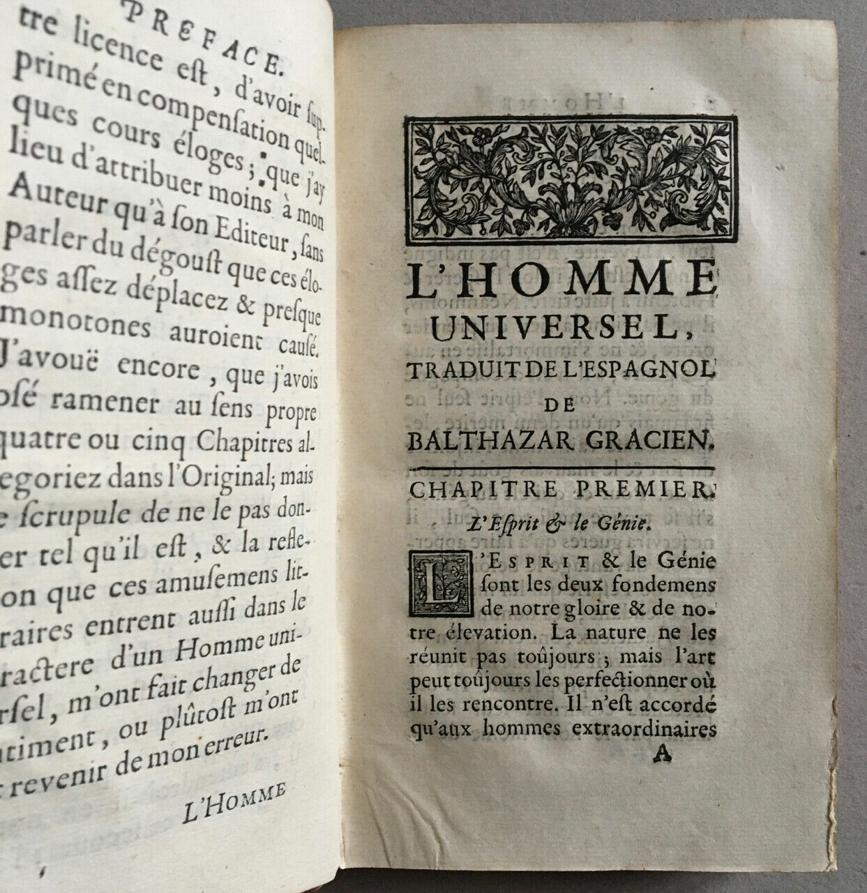Baltasar Gracien [Baltazar Gracian] — Universal Man — É.O. — Pissot — 1723.