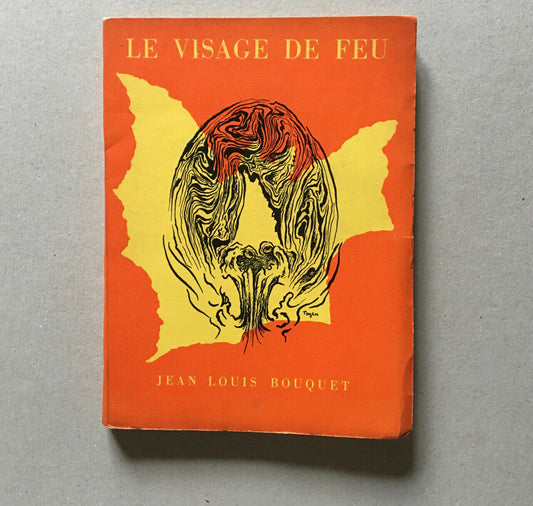 [Toyen] Bouquet — Le Visage de feu — couverture illustrée — Robert Marin — 1951.