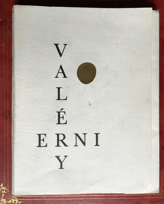 PAUL VALÉRY, ERNI — SIMPLE REFLECTIONS ON THE BODY — FAC-SIMILE SP — EAD — 1968