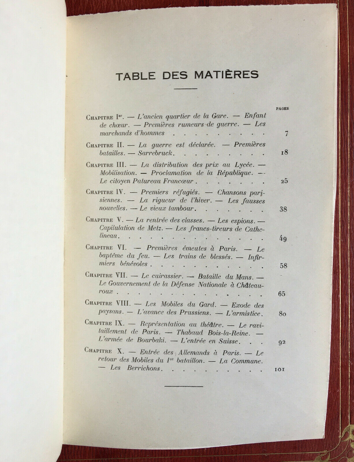 THE COMBANAIRE EXPLORER - CHATEAUROUX DURING THE WAR OF 1870 - BADEL - 1928.