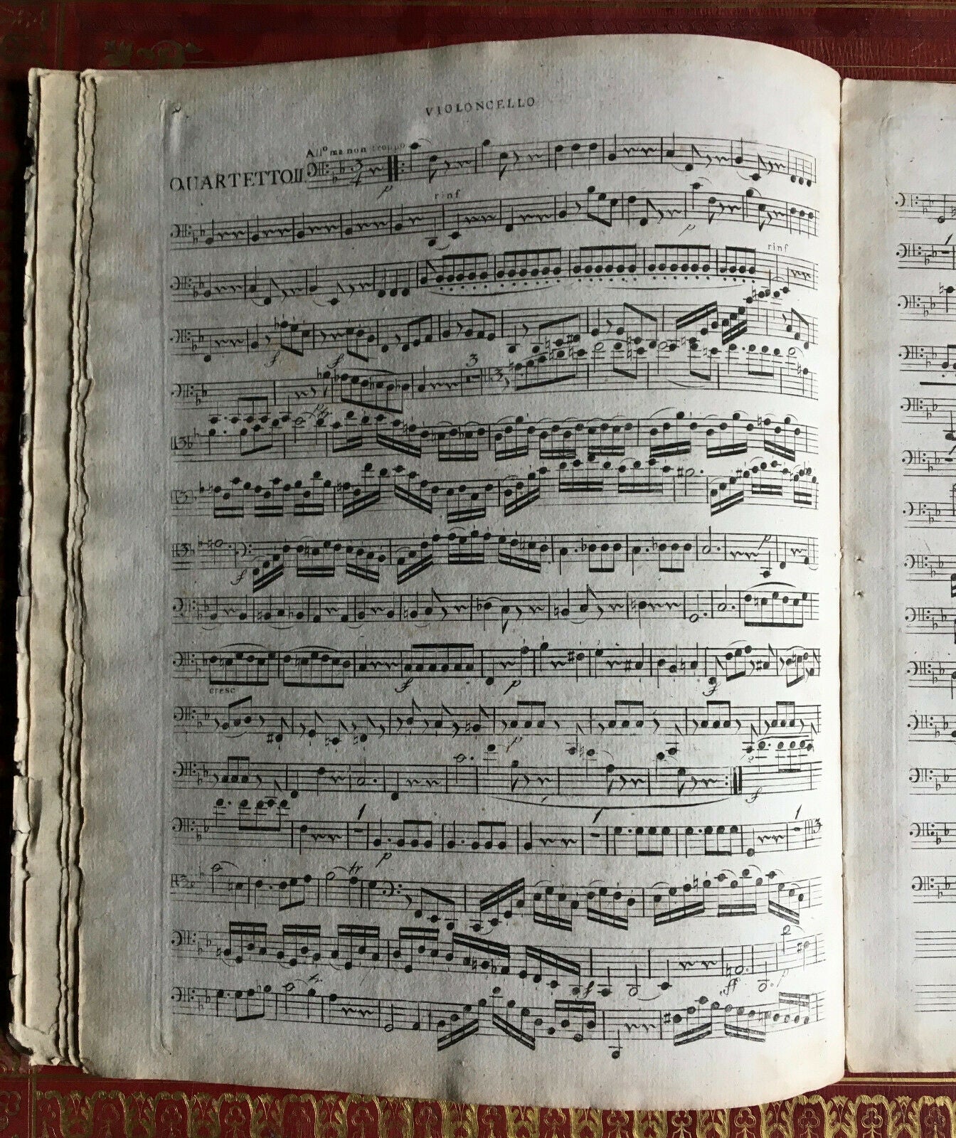 KROMMER / ROMBERG - SIX QUARTETS FOR CELLO - SIEBER PERE - circa 1800.