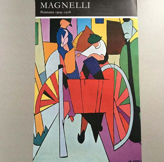 Magnelli — Peintures 1909-1918 — affiche d'exposition Musée d'art moderne — 1973