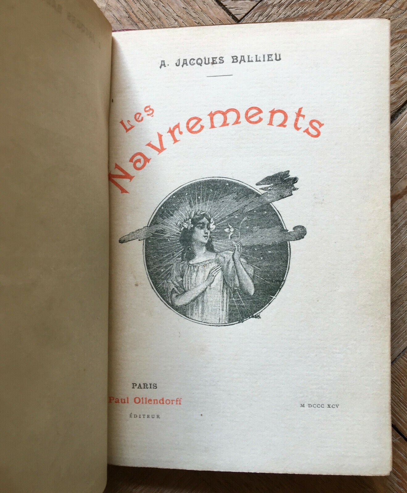 A. Jacques Ballieu — Les Navrements — é.o. — autograph — Ollendorff — 1895
