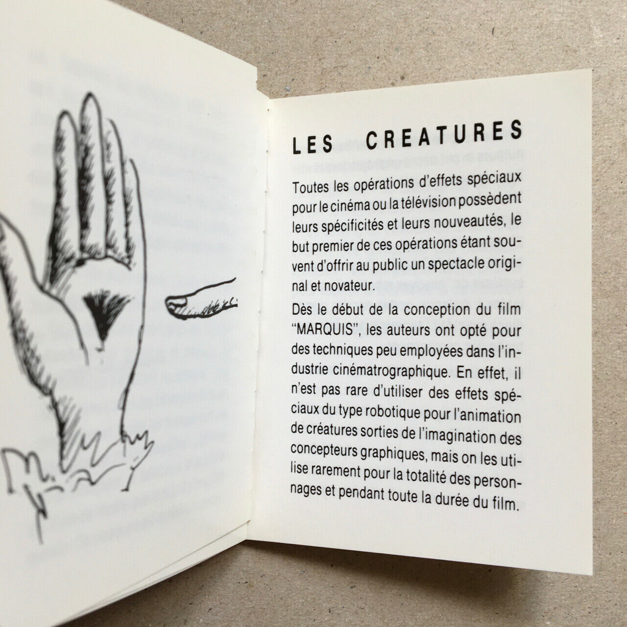 [Sade] Roland Topor Henri Xhonneux — Marquis — Dossier de presse opuscule — 1988