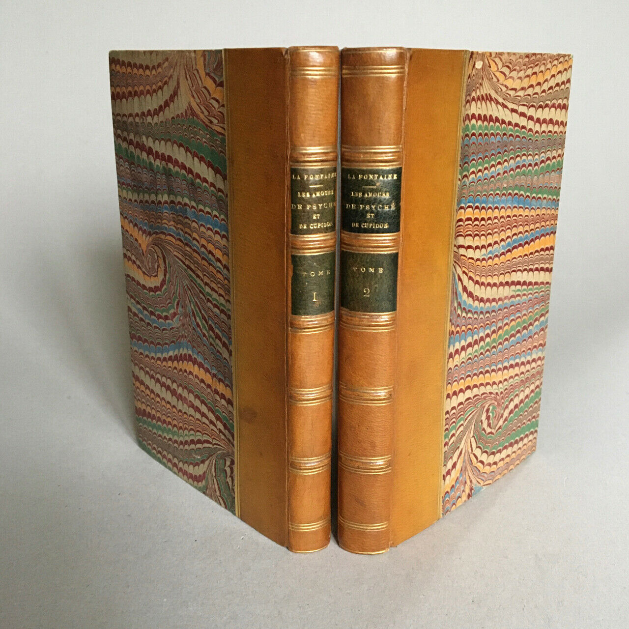 La Fontaine — Amours de Psyché & Cupidon — 2 vol. — ex. n°/100 — Leclere — 1863.