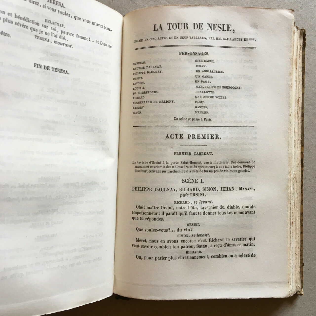 Alexandre Dumas — Complete Theater — 3 vols. — bookplate Arnauldet — Gosselin 1841