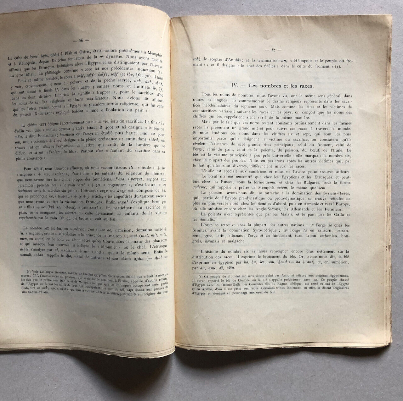 H. de Barenton — L'Origine des grammaires — études orientales —  Geuthner — 1925