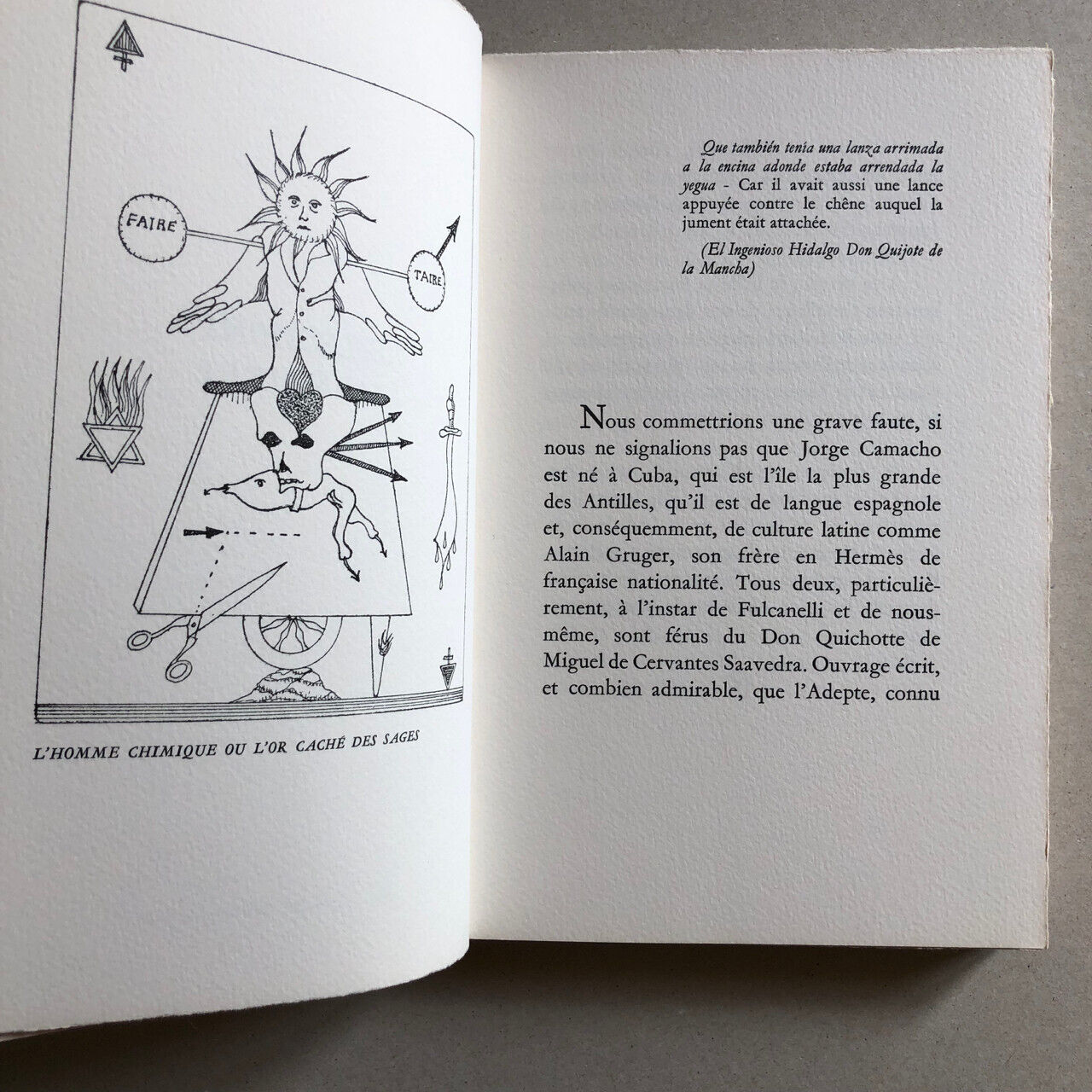 Camacho — New Alchemical Heraldry — ex. / Arches vellum — É. O. — 1978.