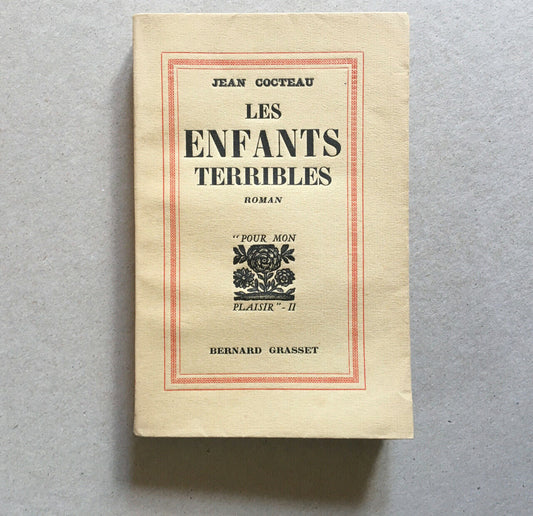 Jean Cocteau — Les Enfants terribles — original edition — Bernard Grasset —1929