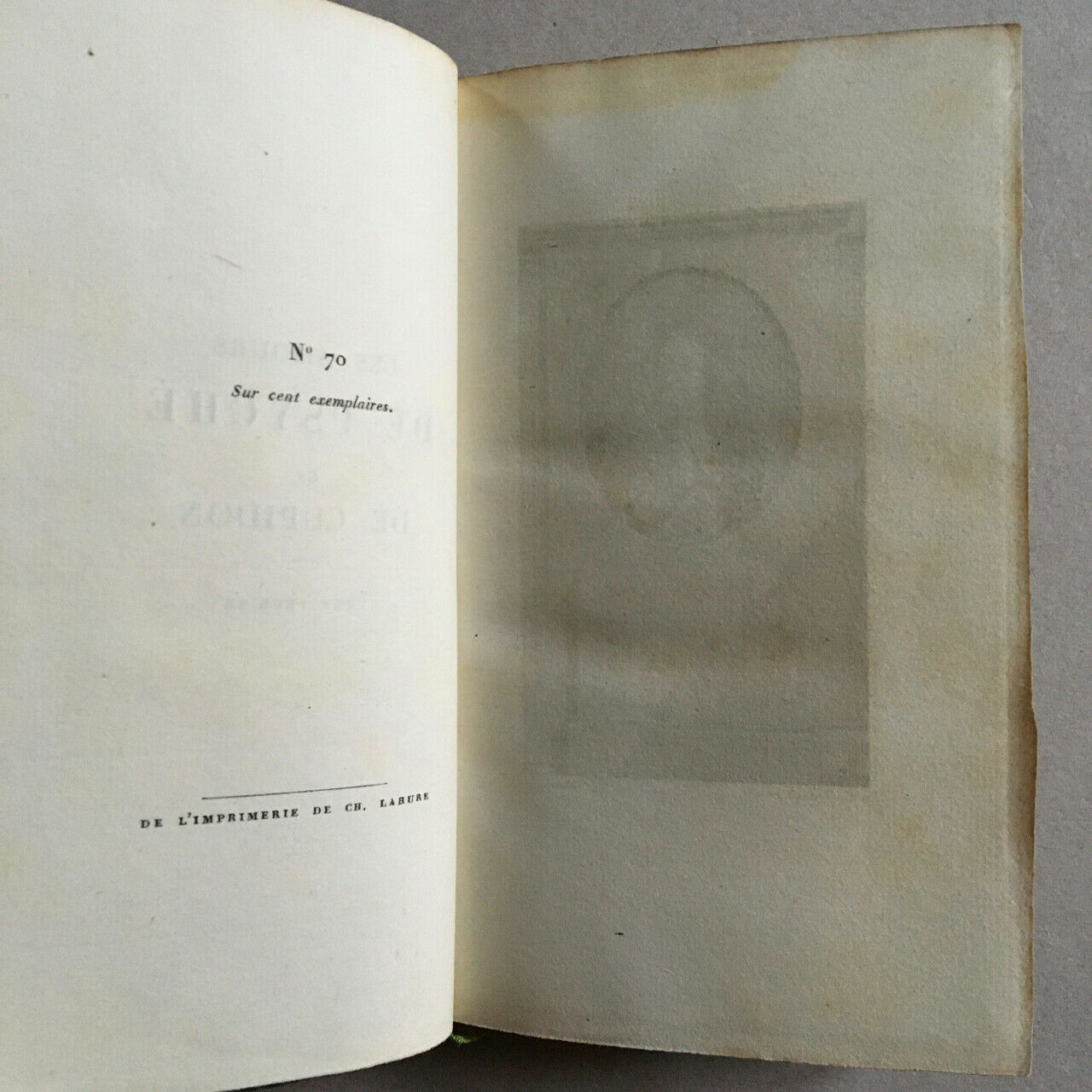 La Fontaine — Amours de Psyché & Cupidon — 2 vol. — ex. n°/100 — Leclere — 1863.