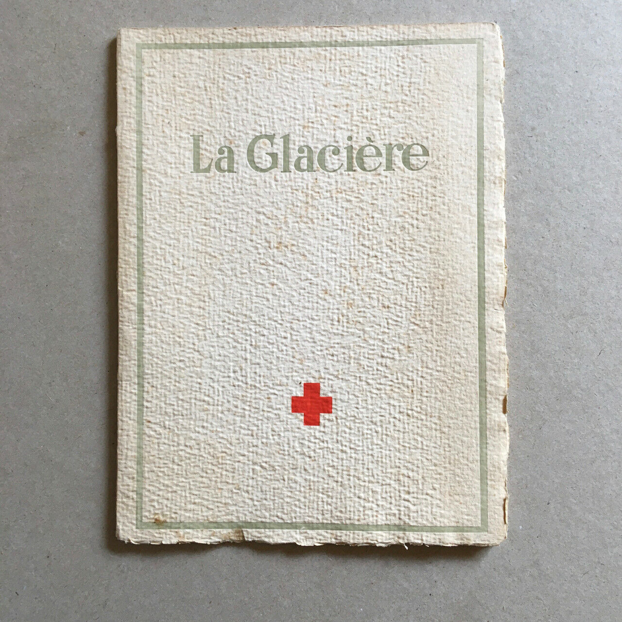 La Glacière — Achille Fould — Hospital — presentation booklet — Draeger c.1920.