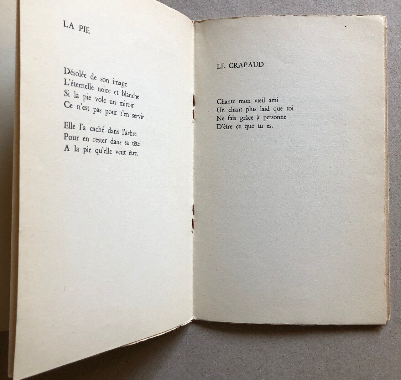 Jean Marcenac — Je me sers d'animaux… — éo — n°/900 — envoi — réclame — 1949.