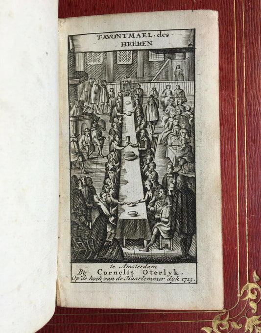 C. Drelincourt — Het Recht Gebruyck Van H. Avontmael — Calvin — Oterlyk — 1725.