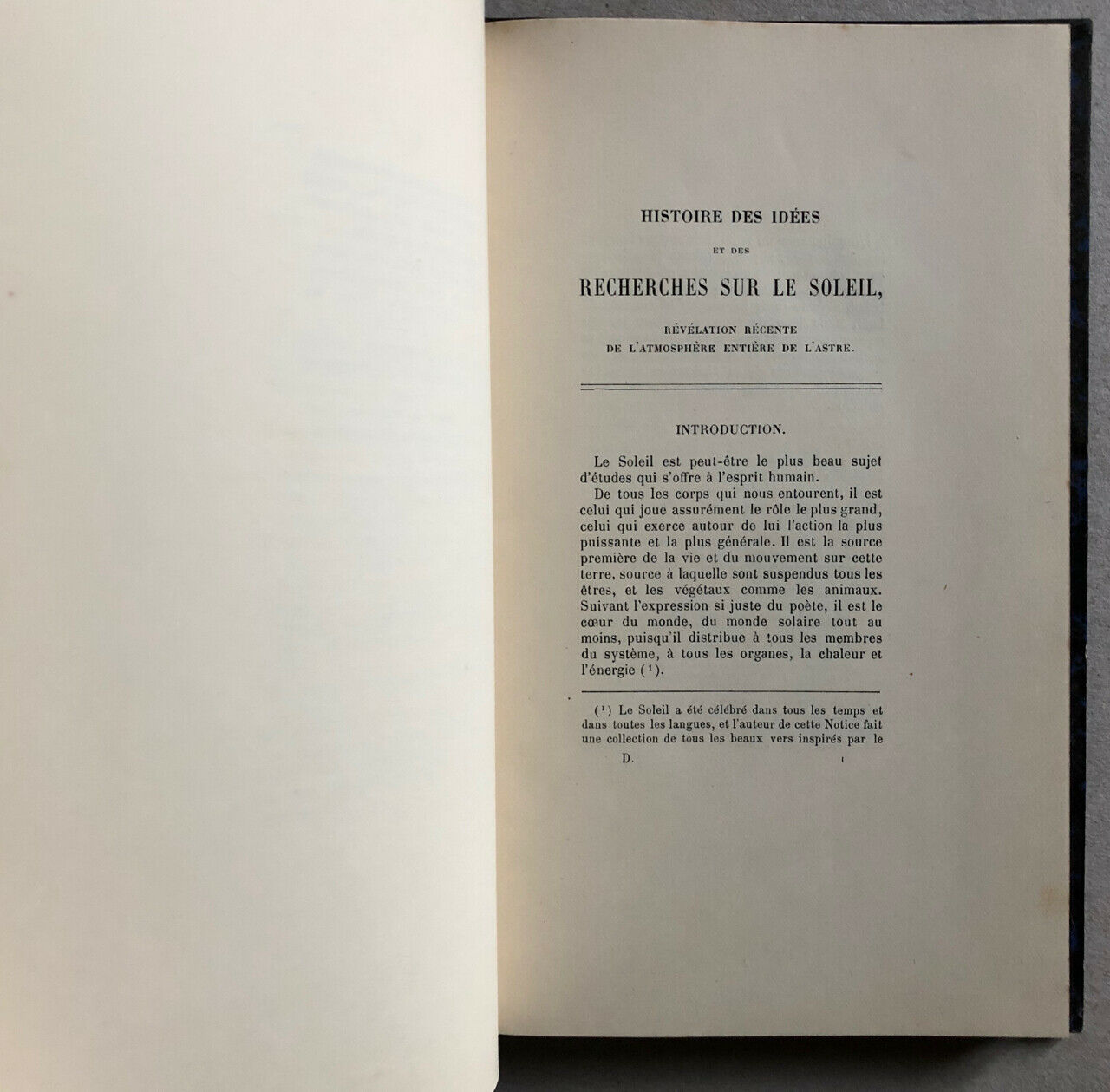 H. Deslandres — History of ideas and research on the Sun — É.O. — 1906