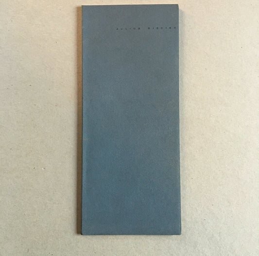 Julius Bissier — catalog of the exhibition at the Daniel Cordier gallery — 1960.